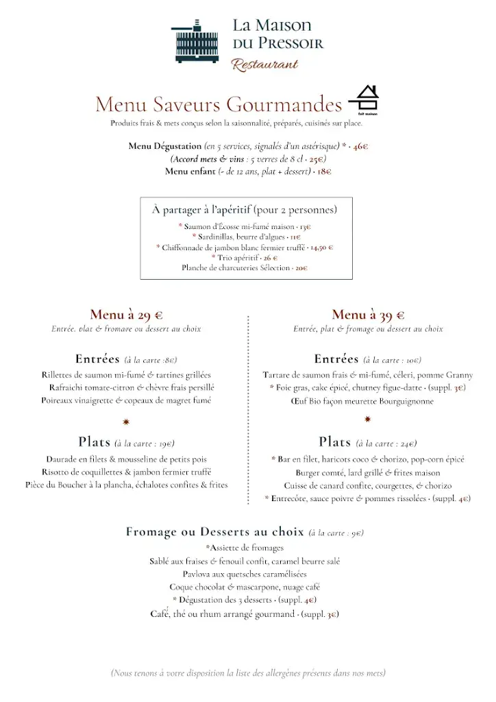 Menu_La Maison du Pressoir_Crosne_immagine_1