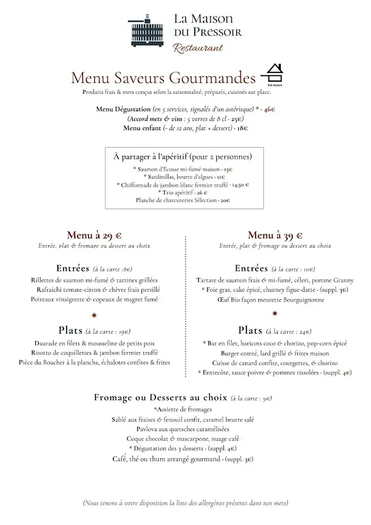 Menu_La Maison du Pressoir_Crosne_immagine_2