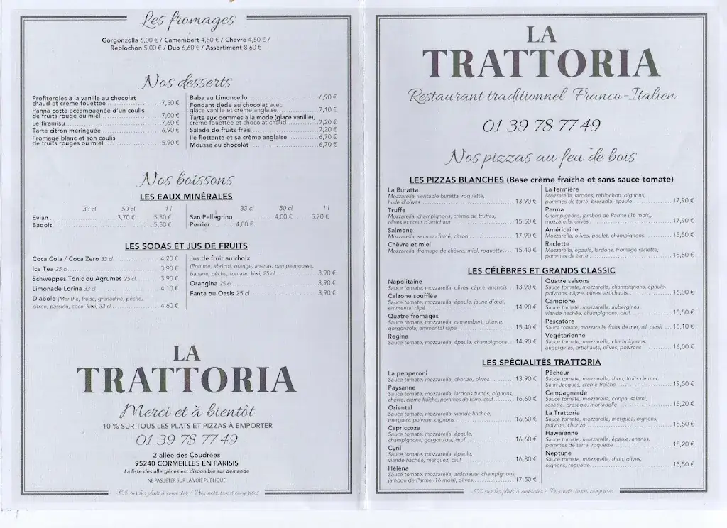 Menu_La Trattoria_Cormeilles-en-Parisis_image_2
