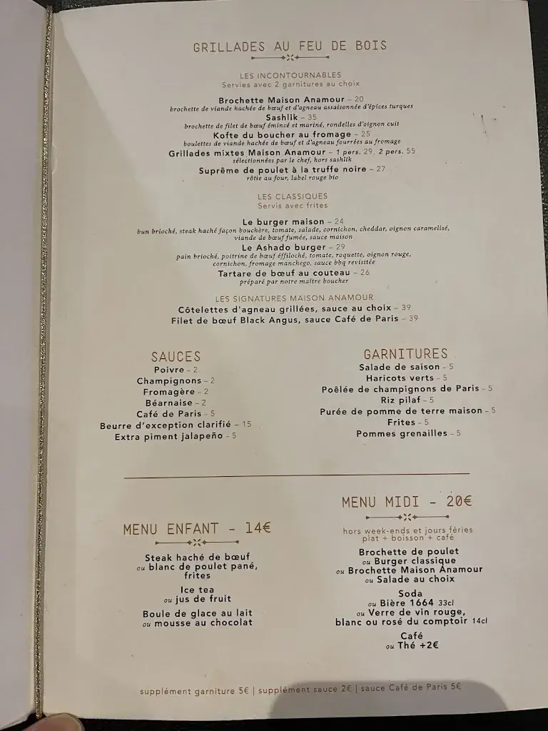 Maison Anamour restaurant in Cormeilles-en-Parisis