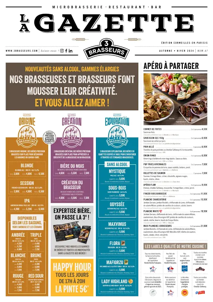 Menu_3 Brasseurs Cormeilles en Parisis_Cormeilles-en-Parisis_image_3