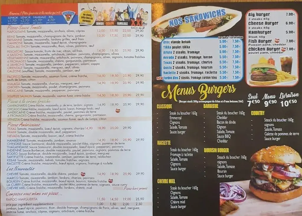 Menu_Rapido Pizza Sandwich's_Cormeilles-en-Parisis_image_4