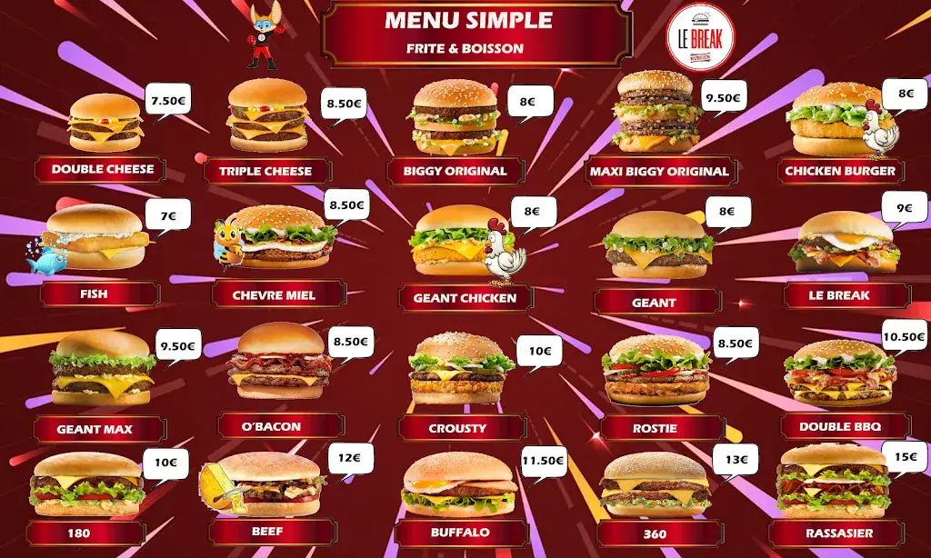 Menu_Le Break Burger_Cormeilles-en-Parisis_image_2