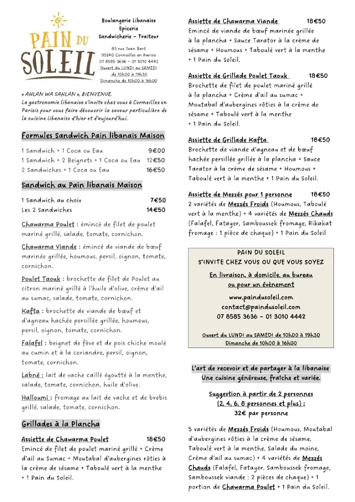 Menu_PAIN DU SOLEIL_Cormeilles-en-Parisis_image_1