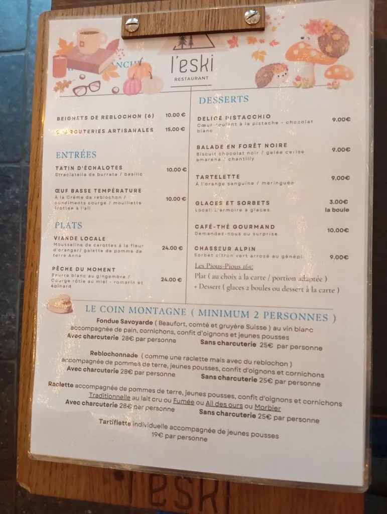 Menu_Restaurant L'eski_Loing_imagen_3