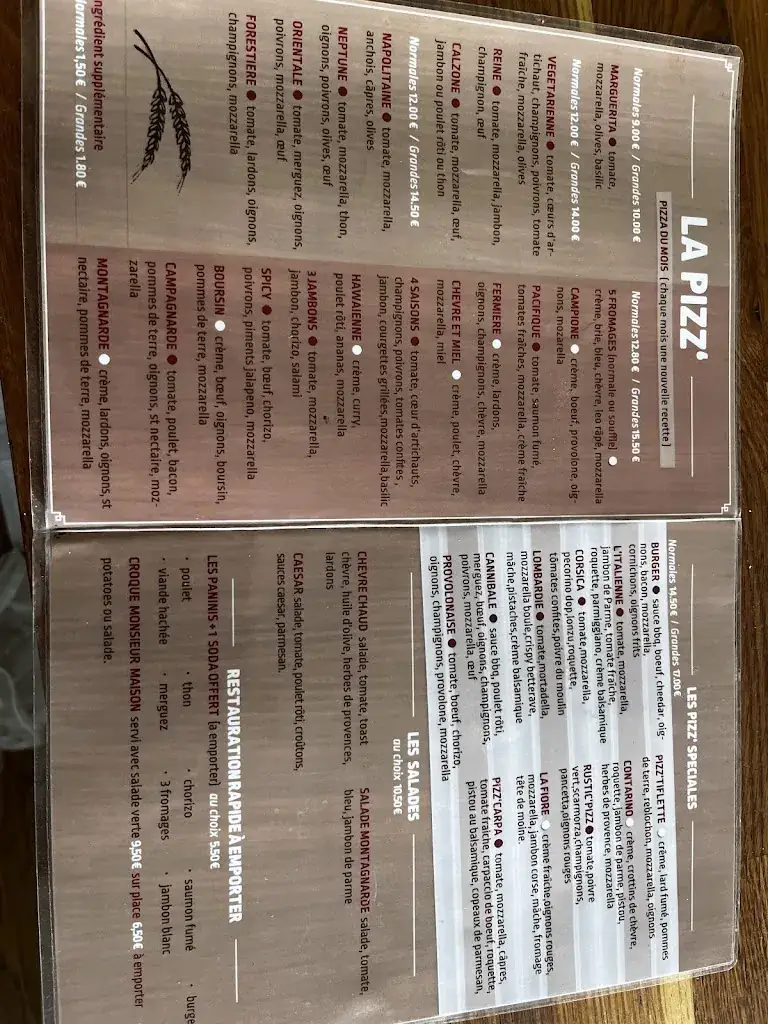 Menü_LA PIZZ_Égreville_Bild_1