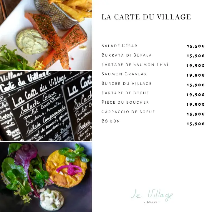 Menu_Restaurant Le Village_Écully_image_3