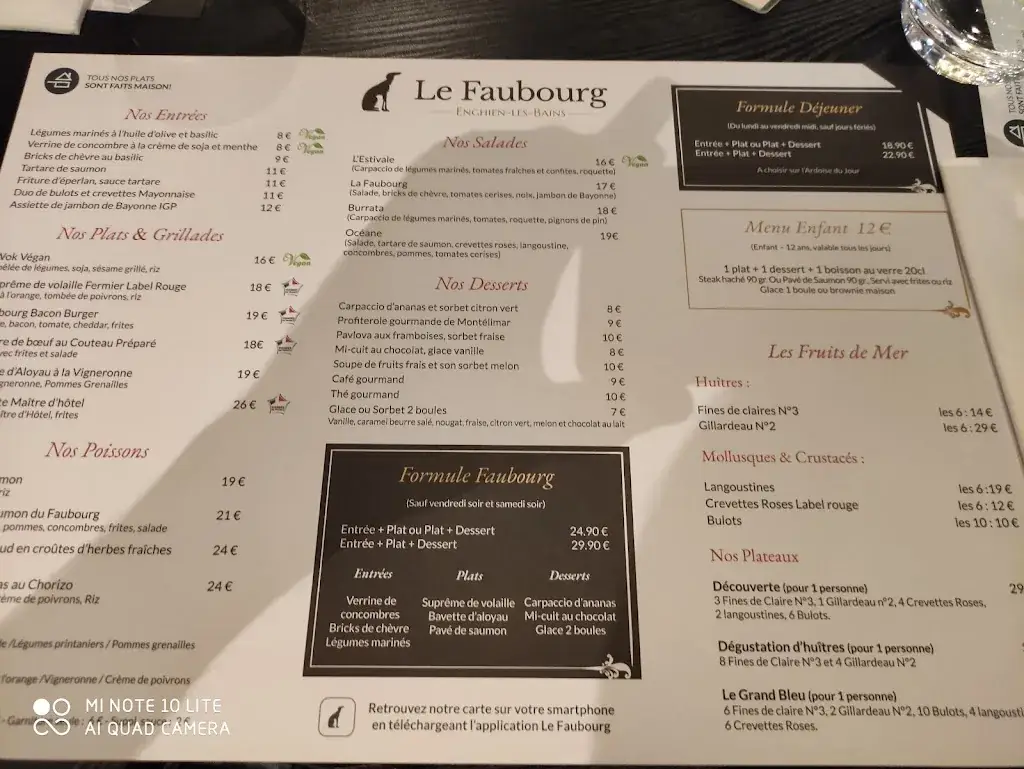 Menu_Le Faubourg Enghien-les-bains_Enghien-les-Bains_image_2