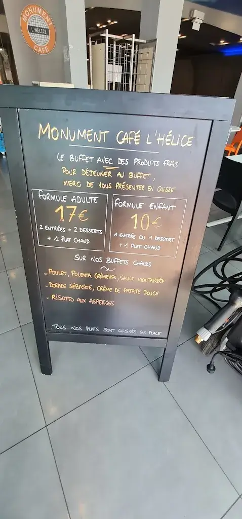 Menu_Monument Café l'Hélice - Restaurant du Musée de l'Air (uniquement pour les visiteurs)_Dugny_image_2