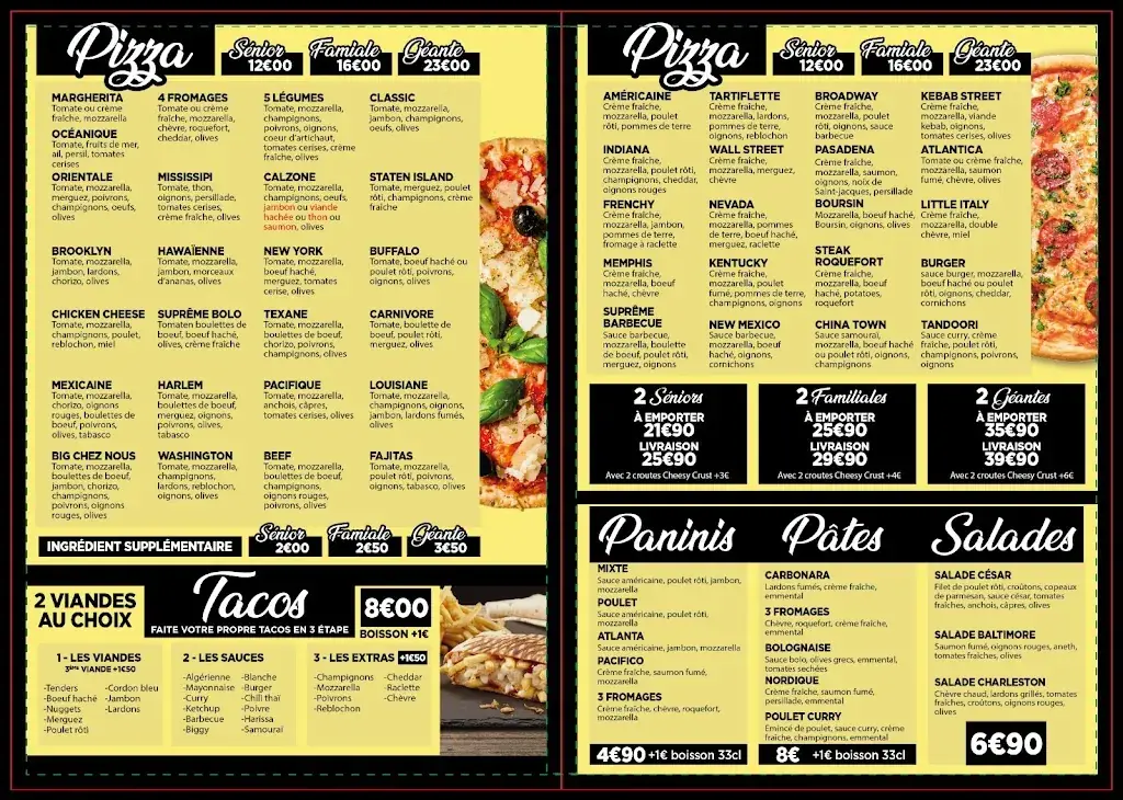 Menu_Pizza Chez Nous_Épône_image_1