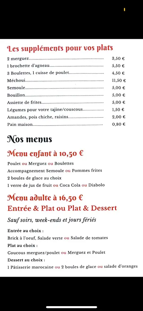 Menu_Le Marrakech_Dammartin-en-Goële_image_4