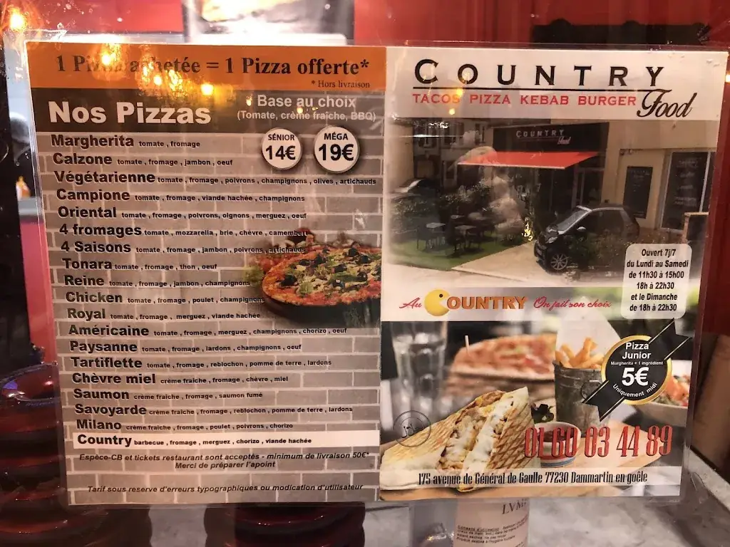 Menu_Le Country food_Dammartin-en-Goële_image_3