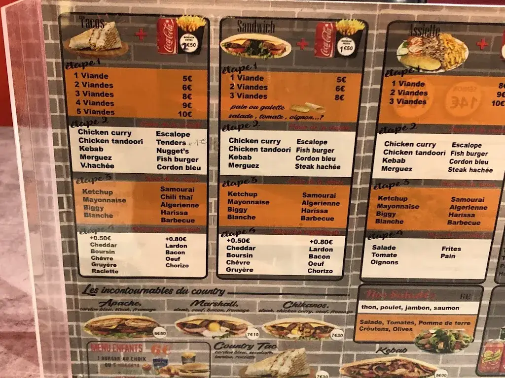 Menu_Le Country food_Dammartin-en-Goële_image_4