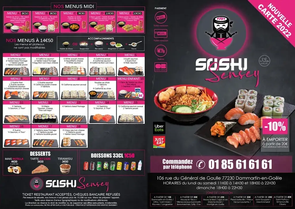 Menu_Sushi Sensey_Dammartin-en-Goële_image_3