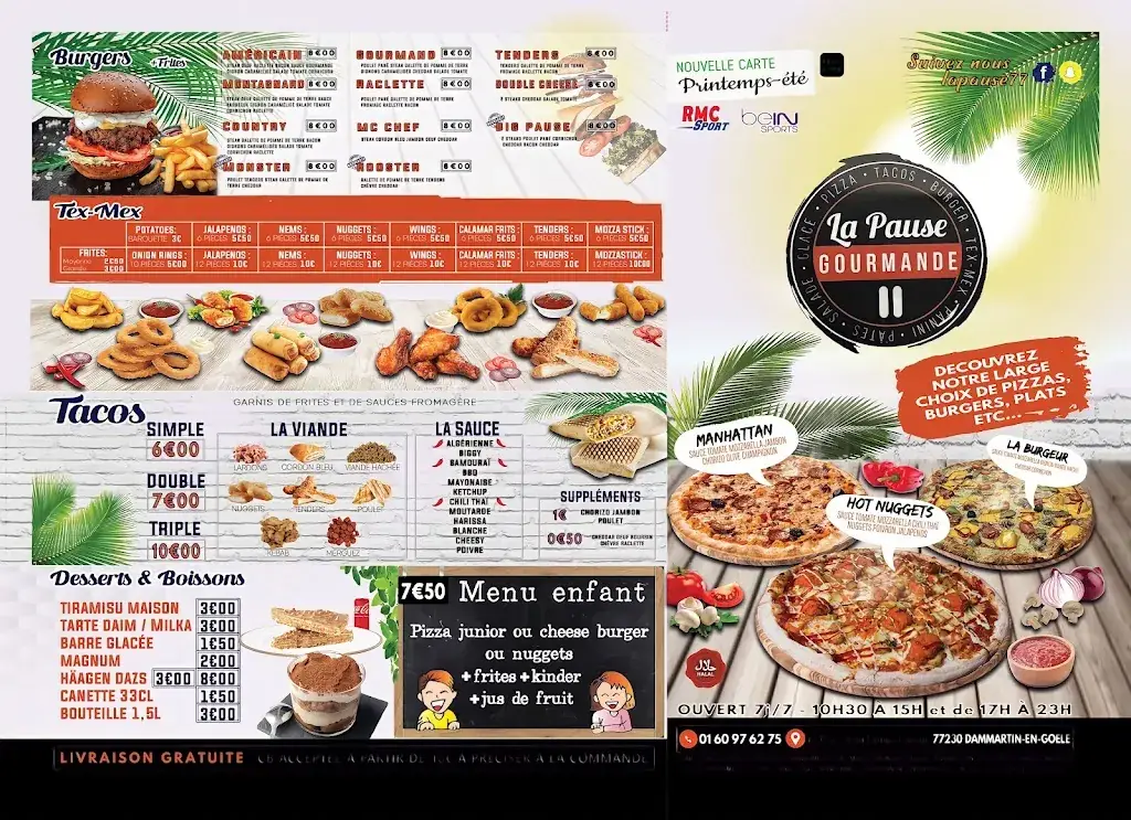 Menu_La Pause Gourmande_Dammartin-en-Goële_image_1