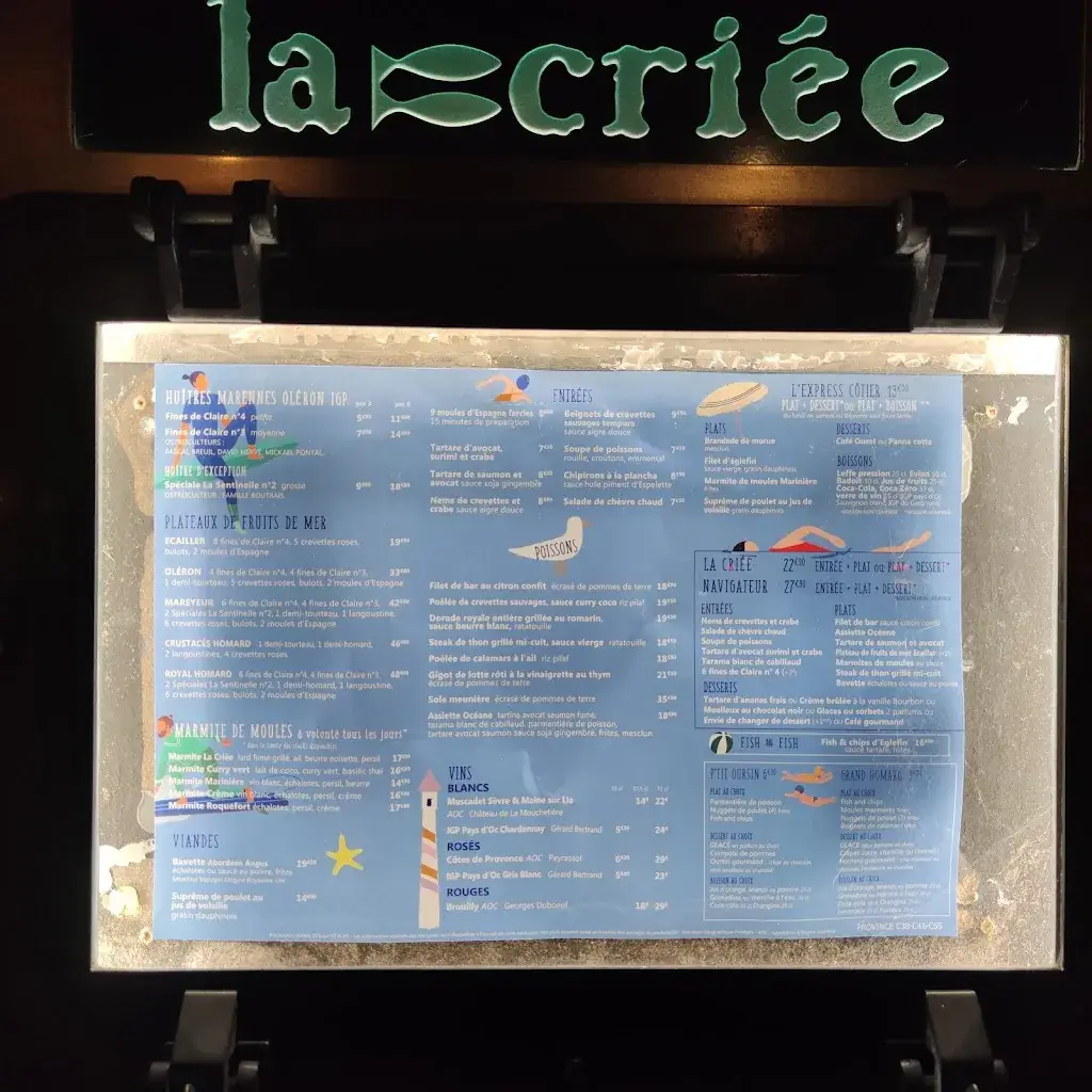 Menu_La Criée Ecully_Écully_image_1