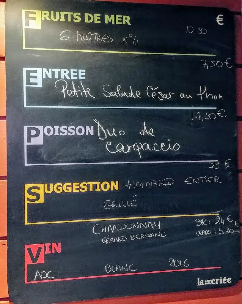Menu_La Criée Ecully_Écully_image_3