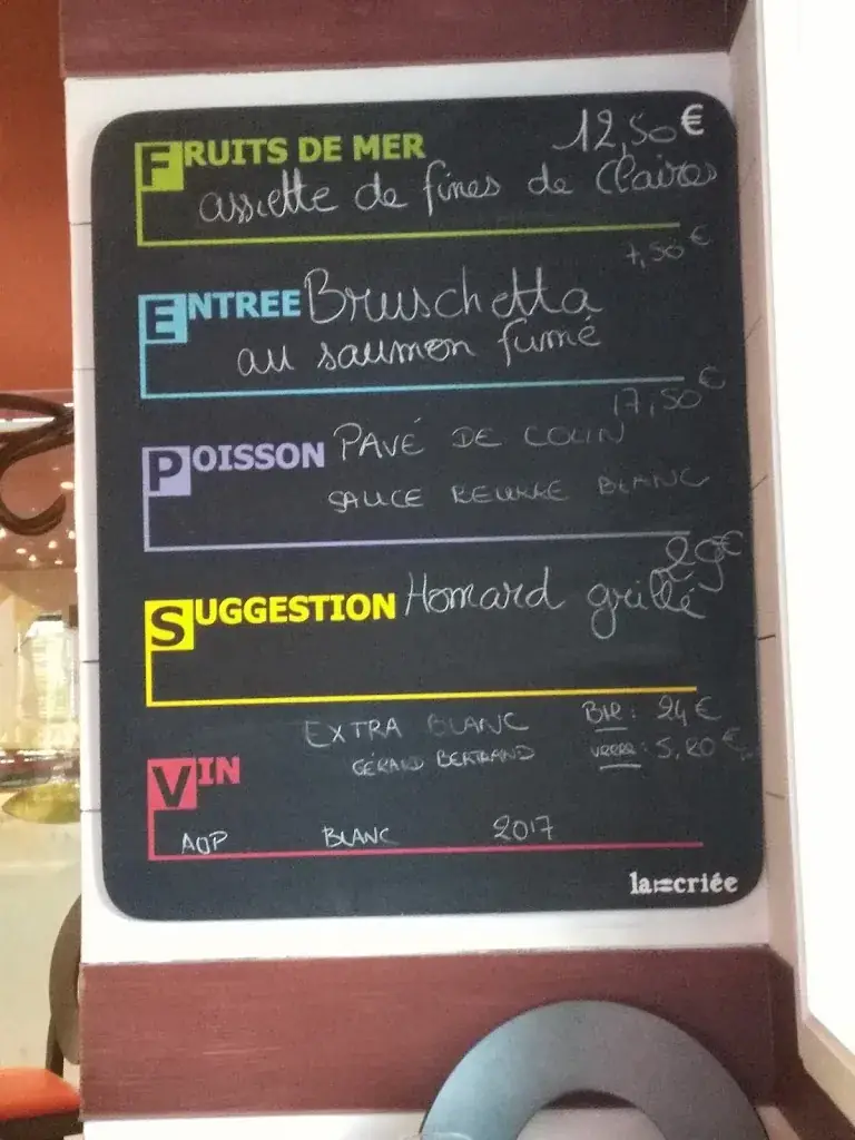 Menu_La Criée Ecully_Écully_image_4