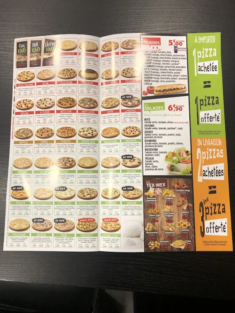 Menu_PIZZA KING_Dammartin-en-Goële_image_2