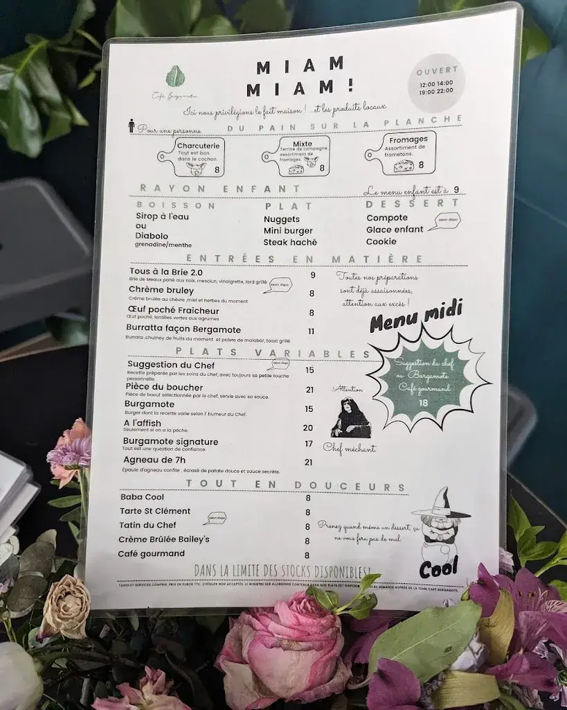 Menu_Café Bergamote_Dammartin-en-Goële_image_1