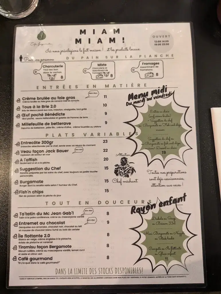 Menu_Café Bergamote_Dammartin-en-Goële_image_4