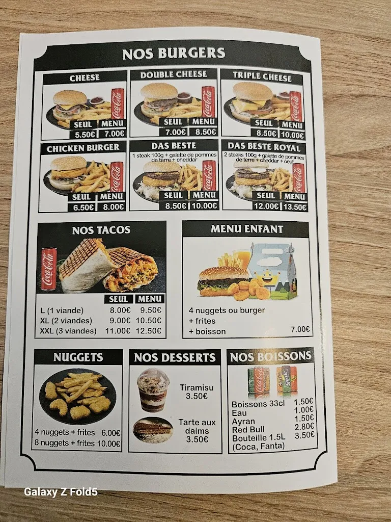 Menu_Das Beste - Kebab berlinois (anciennement Istanbul Express)_Dammartin-en-Goële_imagen_2