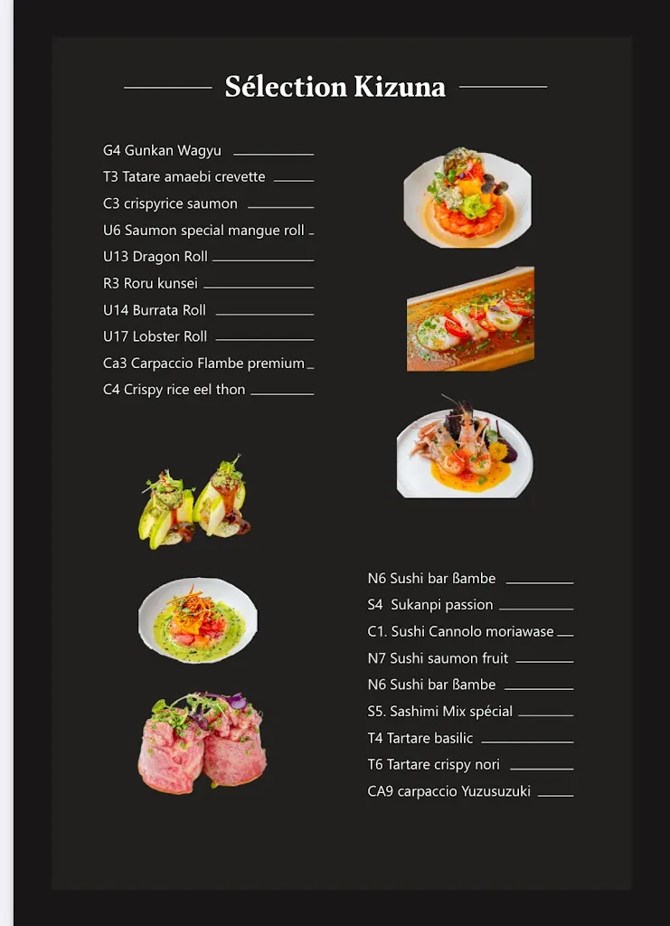 Menu_KIZUNA Restaurant 絆_Épinay-sur-Orge_immagine_3