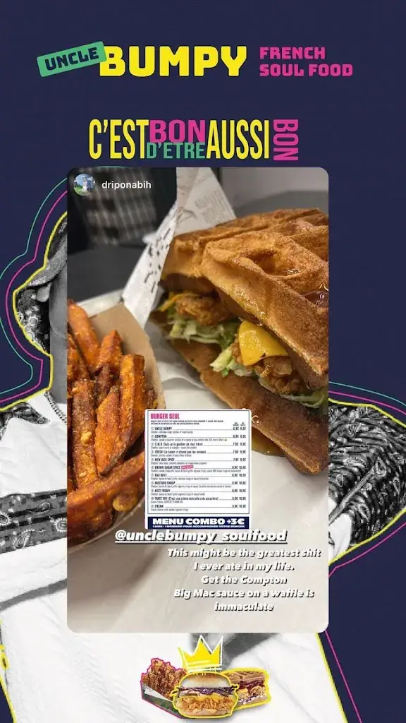 Menu_Uncle Bumpy - Drancy_Drancy_image_3