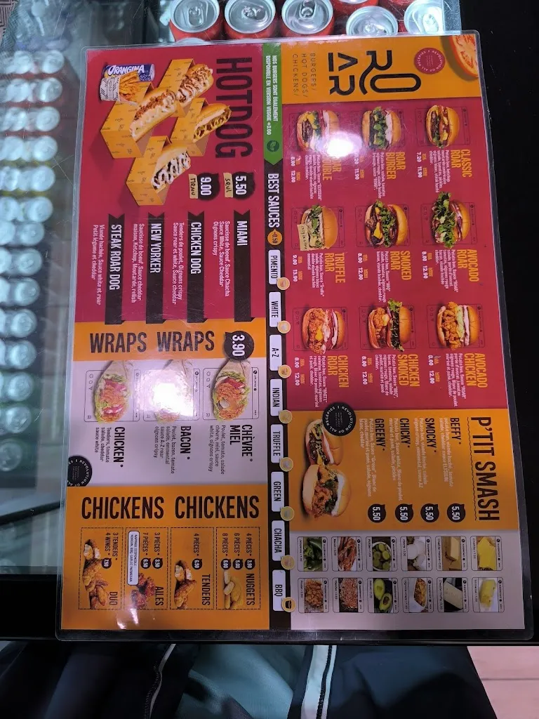 Menü_ROAR Burger // Smash burger & Flavours ️‍ Drancy_Drancy_Bild_3