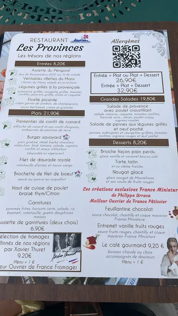 Menu_Les Provinces_Élancourt_immagine_1