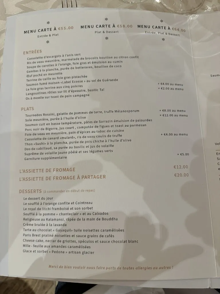 Menu_Le Tournesol_Courbevoie_image_1