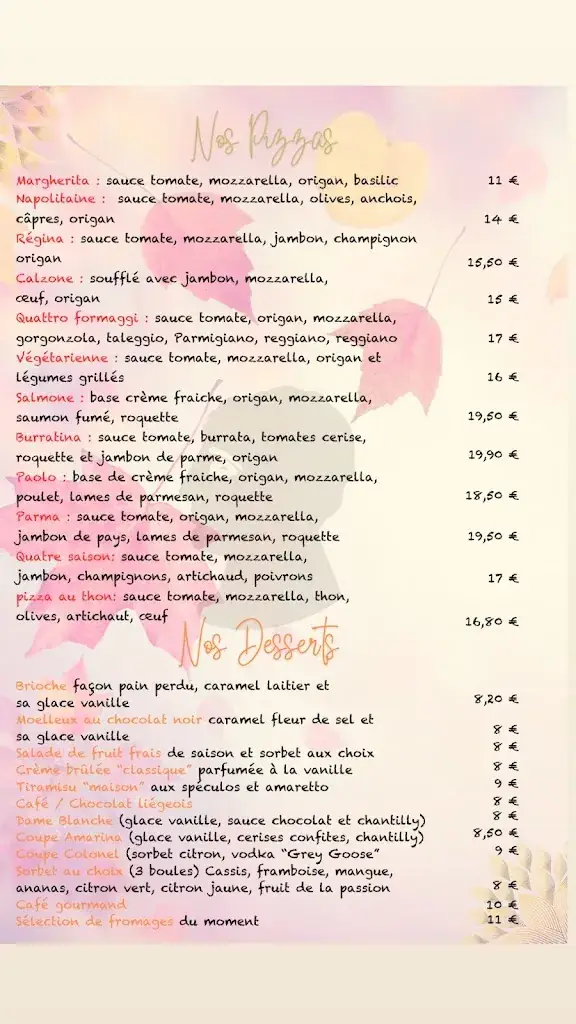 Menu_La Table des Artistes_Courbevoie_immagine_2