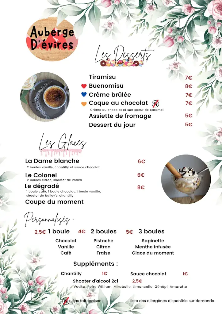 Menü_AUBERGE D'ÉVIRES_Fillière_Bild_3