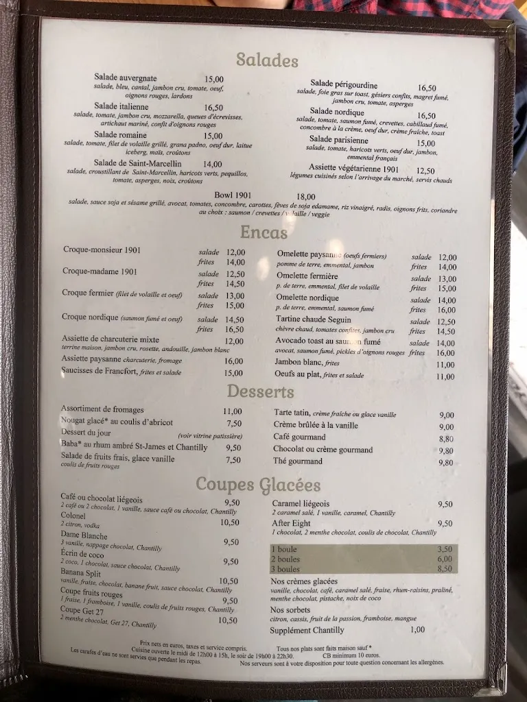 Menu_Brasserie 1901_Courbevoie_image_4