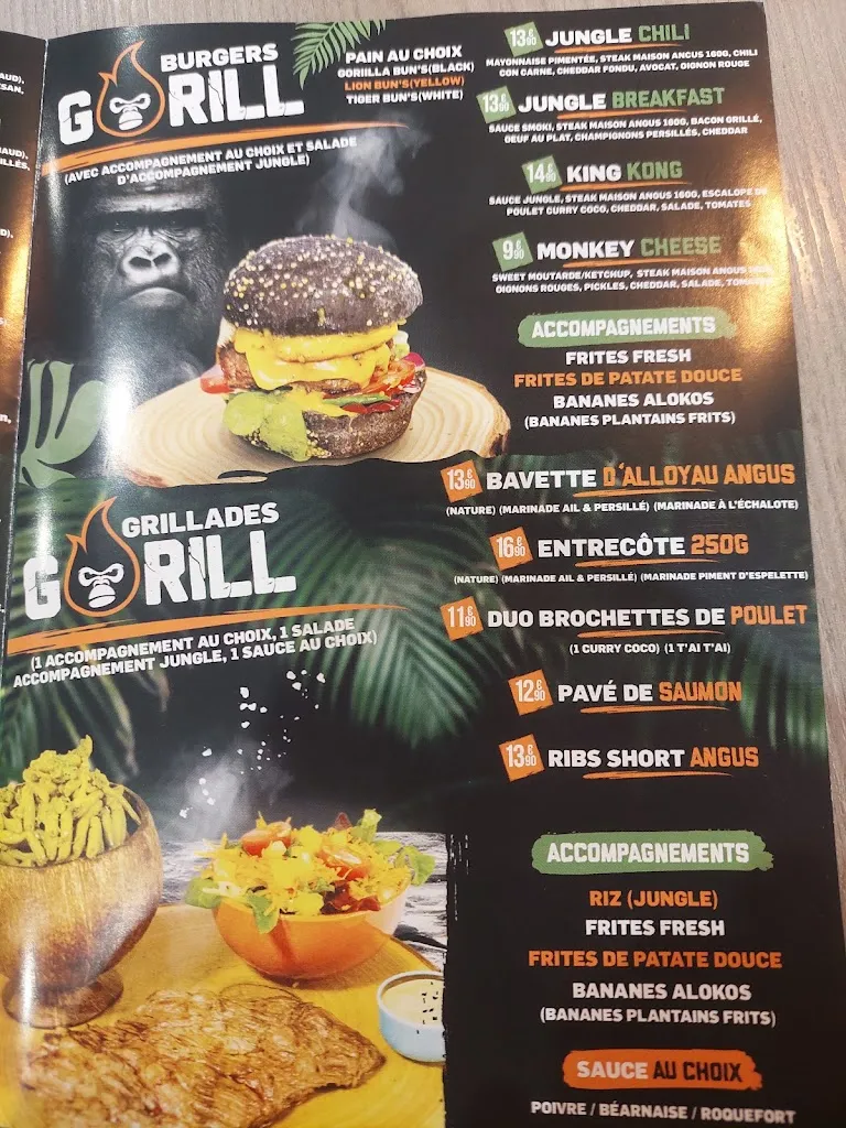 Jungle Gorill_Courbevoie_menu_image_1