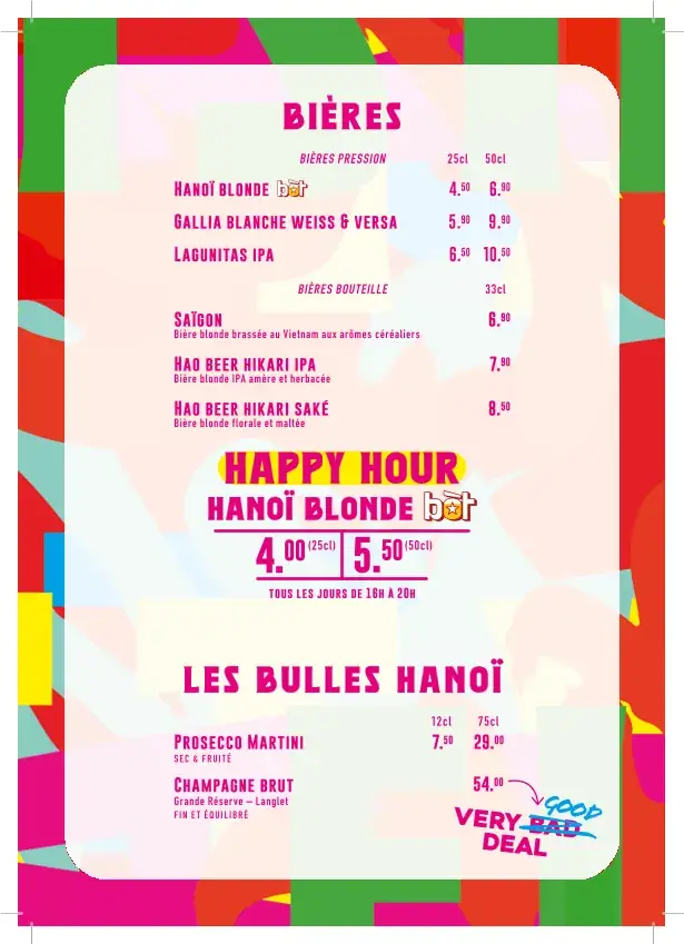 Menu_Hanoi Ca Phe_Puteaux_image_2
