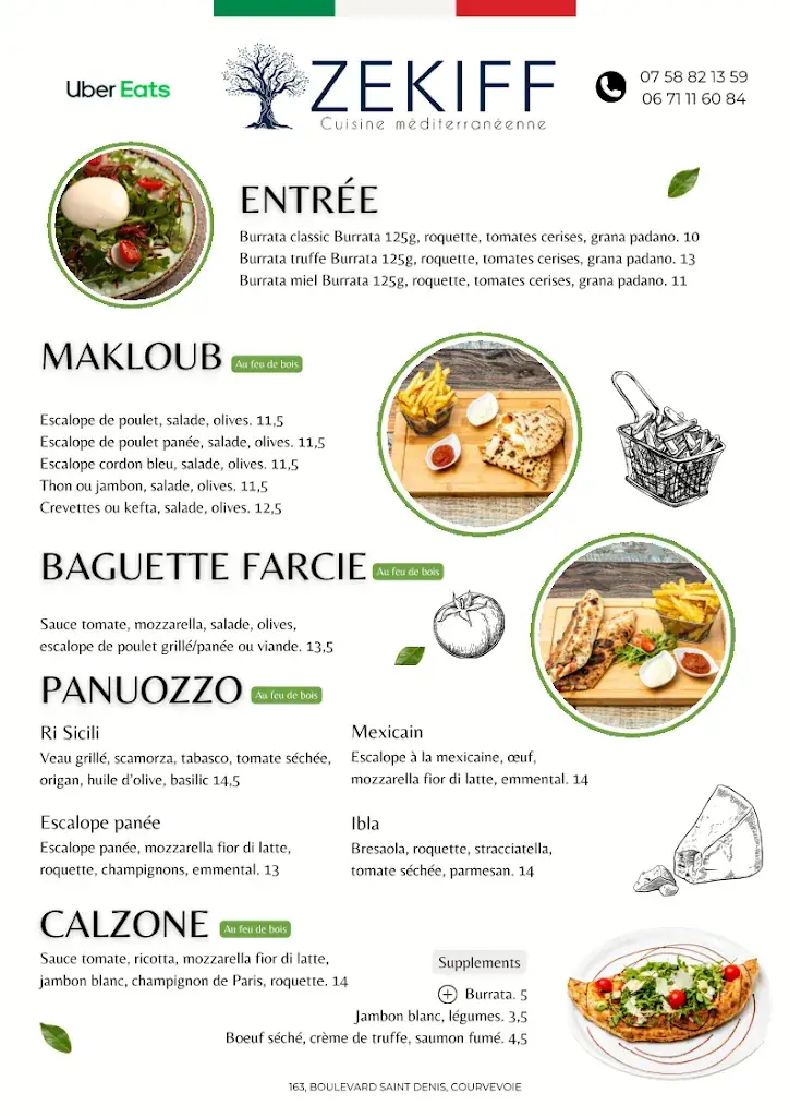 Menu_Ze Kiff_Courbevoie_image_1