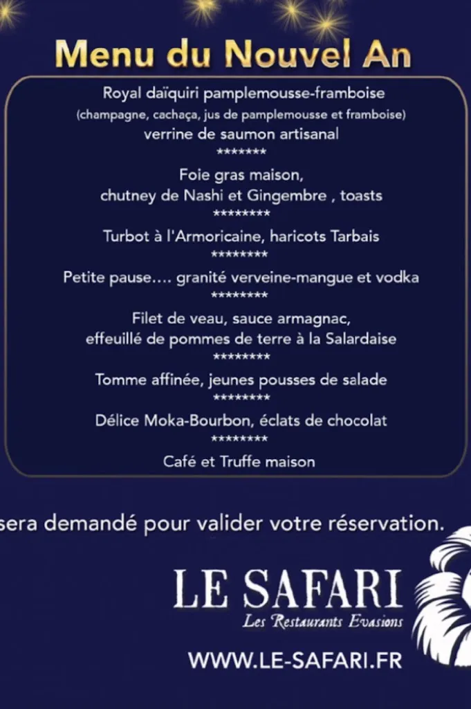 Menu_Le Safari_Étréchy_image_1