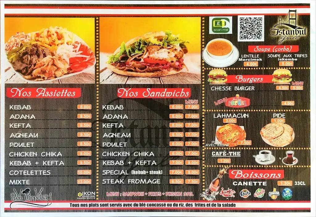 Menu_Restaurant Istanbul Grill_Épinay-sur-Seine_image_2