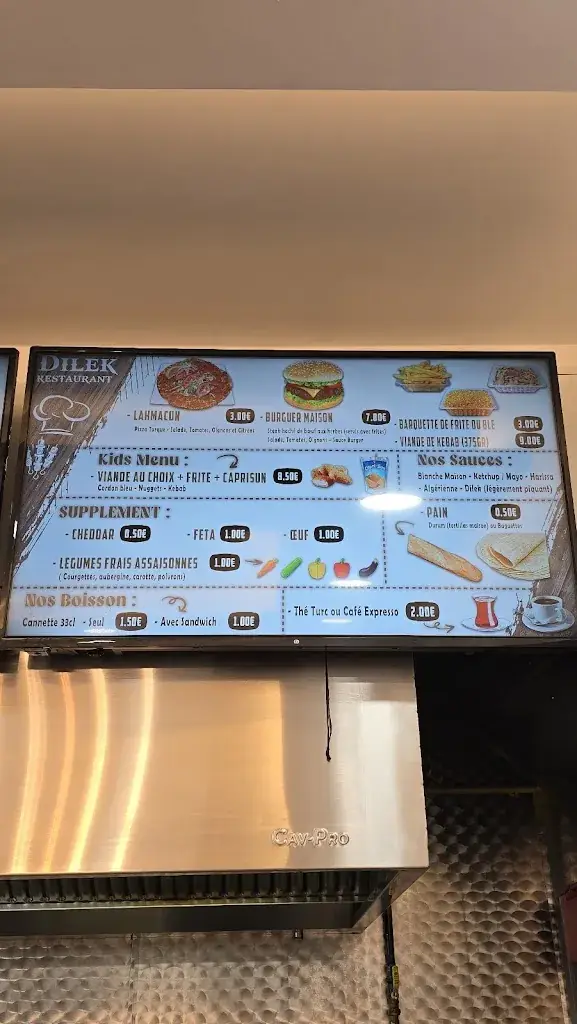 Menu_Restaurant Dilek_Épinay-sur-Seine_image_1