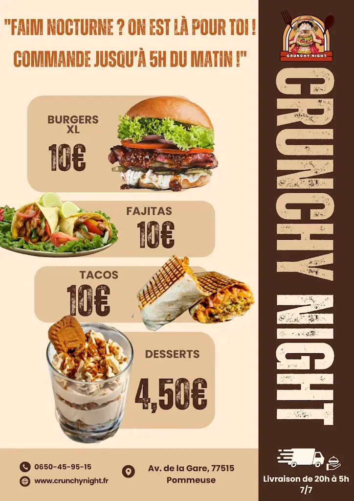 Menu_Crunchy night_Faremoutiers_image_2