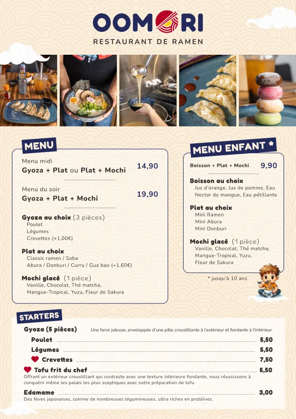 Menu_Oomori Ramen & Karaoké box_Lésigny_image_4