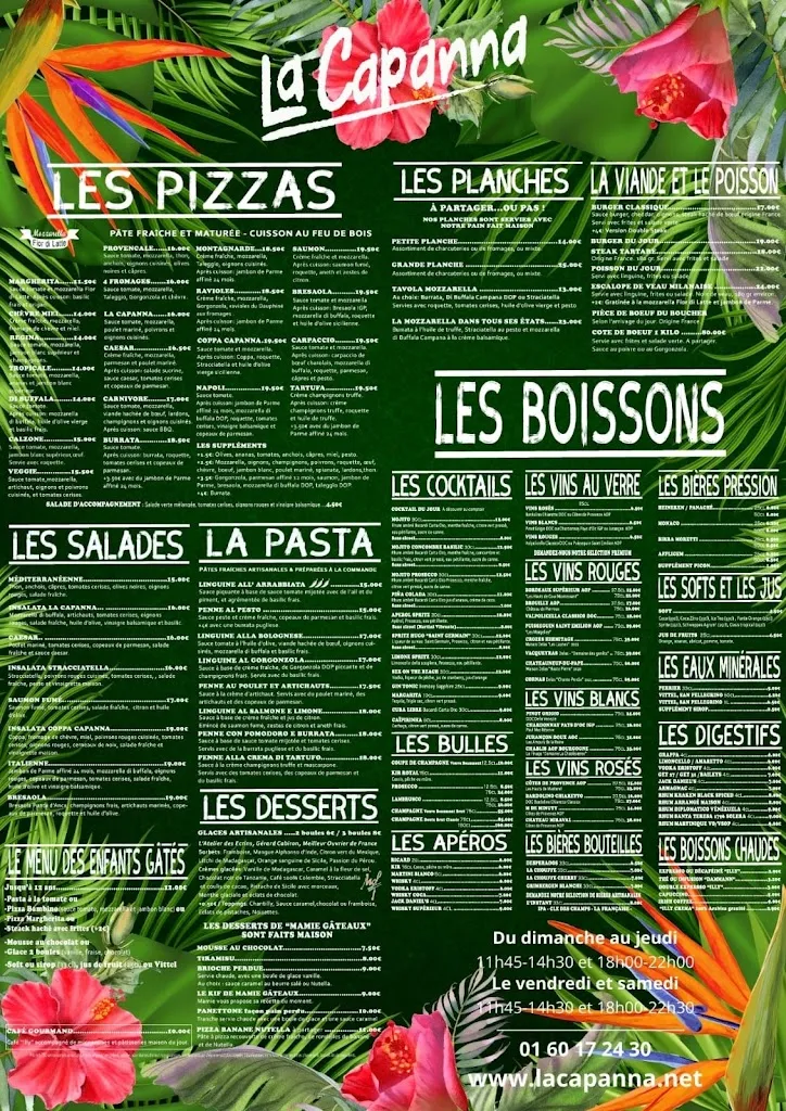 Menu_La Capanna_Éragny_image_1