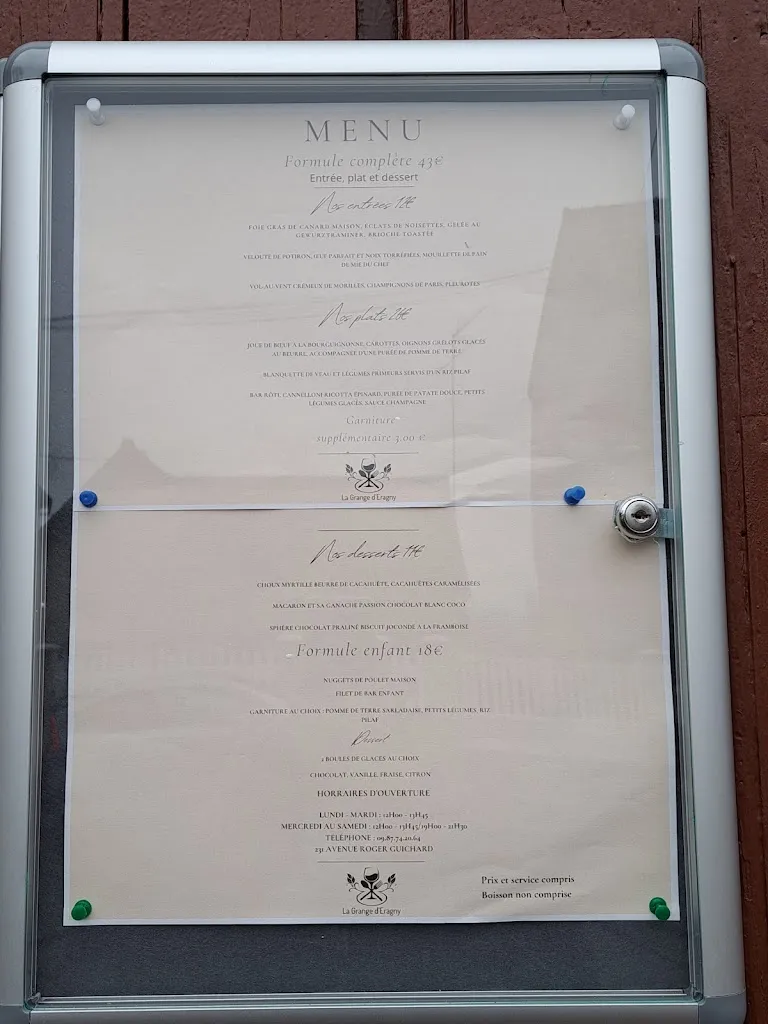Menu_La Grange d'Eragny_Éragny_image_4