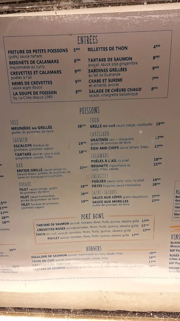 Menu_La Criée Eragny_Éragny_immagine_4