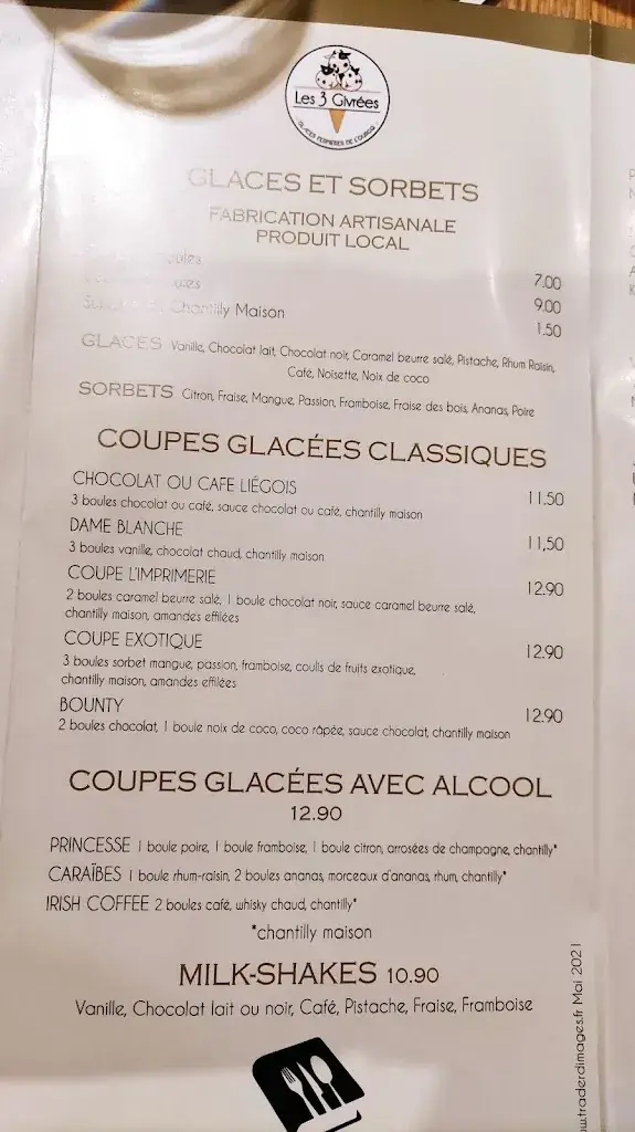 Menu_L'IMPRIMERIE - Brasserie traditionnelle à Ferrières en Brie_Ferrières-en-Brie_image_1