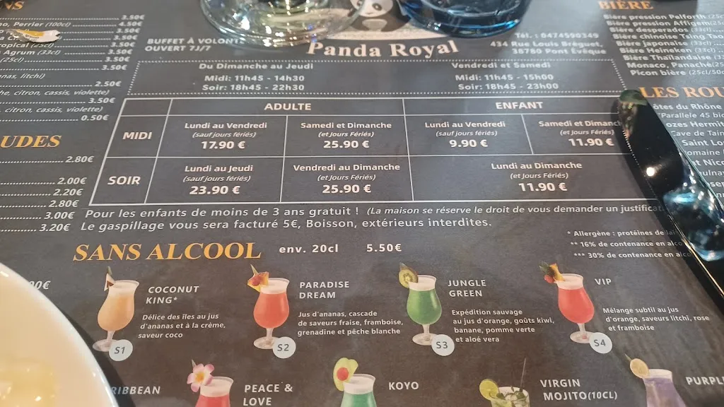 Menü_Panda Royal_Pont-Évêque_Bild_2