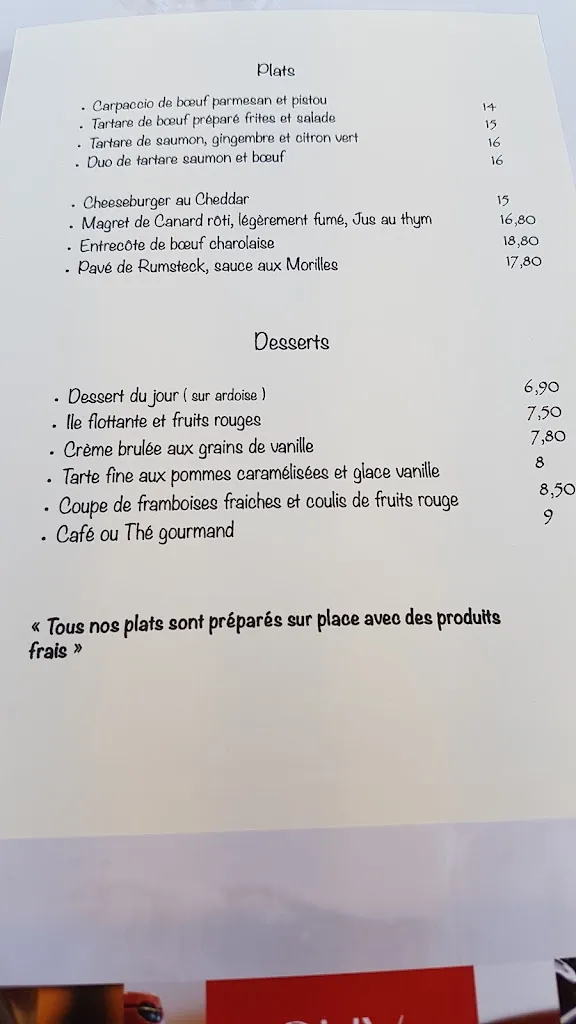 Menu_Le BHV • Bistronomie_Eaubonne_image_2