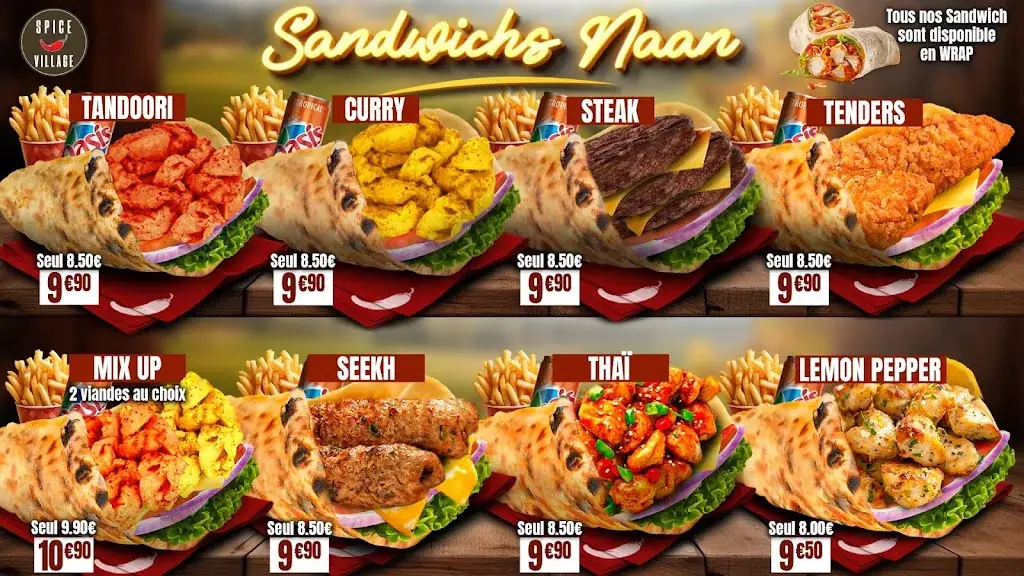 Menu_Spice Village_Eaubonne_image_3