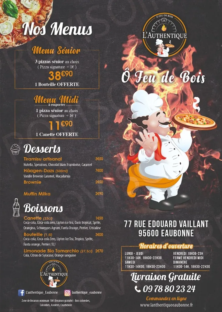 Menü_L'authentique Eaubonne_Eaubonne_Bild_2